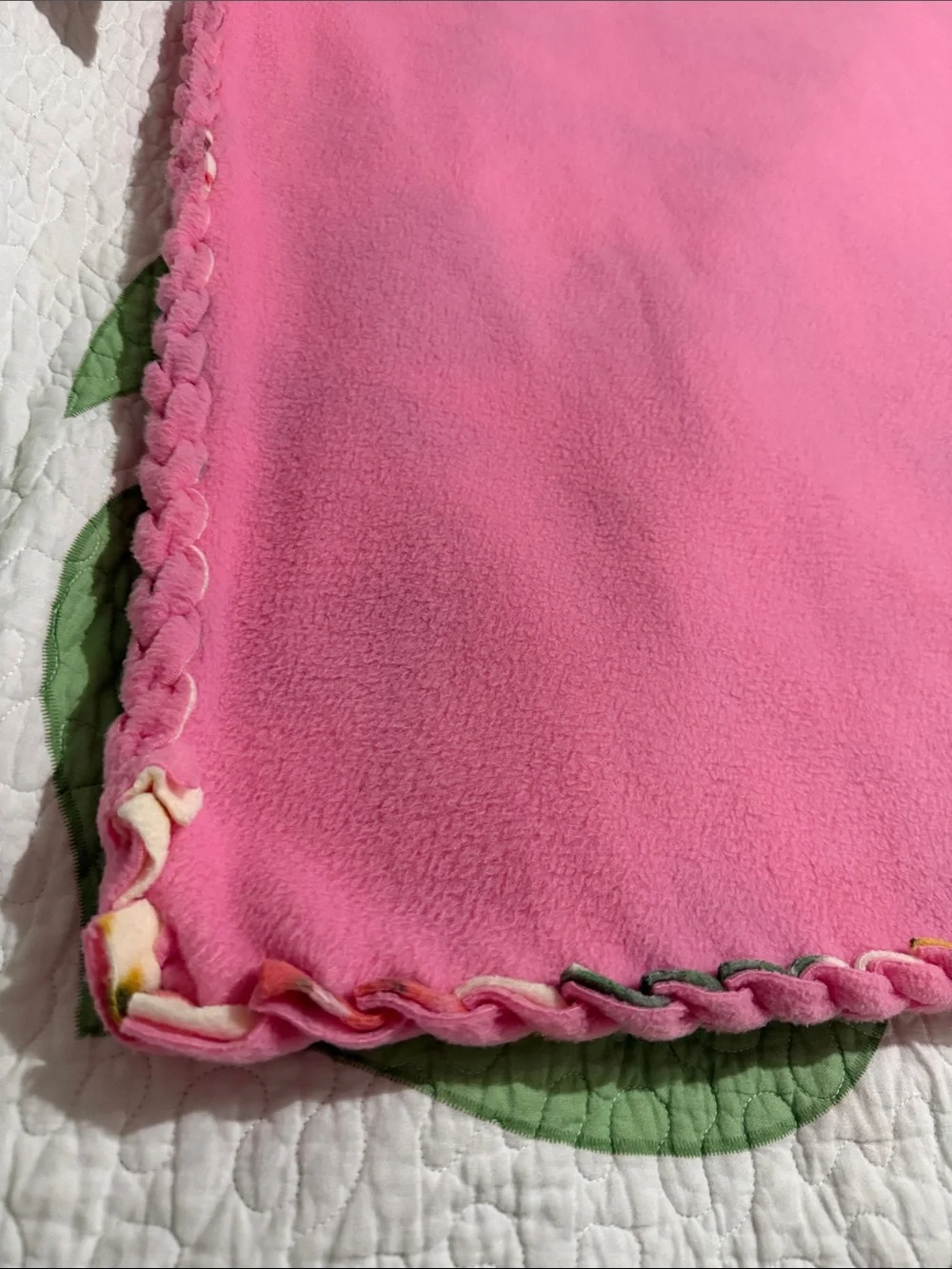 “Little Deer” Tourmaline infused Blanket Deer,fox & Floral patterns Fleece 53x53